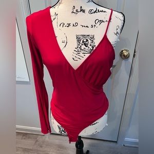 Fashion Nova red bodysuit!